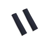 Protège-ceinture Pour Jeep Pour Grand Pour Cherokee Wk2 Pour Wrangler JK Pour Lanière Pour Gladiator Couverture Ceinture Sécurité Voiture ceinture doux(2pcs black)