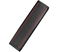 Protege Ceinture Voiture pour Audi A4 B9 A5 B10 Avant A5L B10 A6 allroad Quattro C7 C8 Avant e-tron A7 C8, Coussinets Confortables Amovibles Protection Douce Accessoires Voiture,A/BlackRed