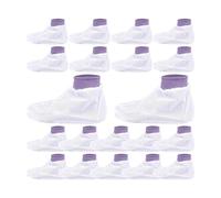Protège-Chaussures d'Intérieur 20 Pièces Antidérapantes Protège-bottes Et | Chaussons Couvre-Chaussures Pour Musée Salle des Serveurs Laboratoire Hôpital Lieu de Travail Chan