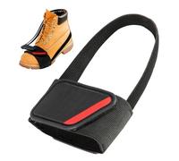 Protège-chaussures - Housse antidérapante de 34 cm pour aventure sur route, course d'hiver avec levier de vitesse de moto, équipement de cyclisme pour moto cross, noir, emballage individuel, design