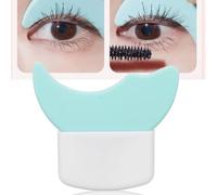 Protège-cils en silicone à double courbure - Applicateur portable pour un trait précis d'eyeliner et ombre à paupières, design ergonomique, idéal pour les débutants