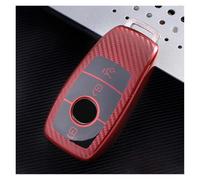 protège clé Voiture pour Benz A C E S G Classe GLC CLE CLA GLB GLS W177 W205 W213 W222 X167 AMG Étui pour Clé Télécommande De Voiture en TPU(Red)