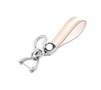 protège clé Voiture pour Peugeot 208 3008 308 508 408 2008 307 4008 Accessoires De Voiture pour Citroën C4 C3 C6 Cactus C8 Coque De Protection pour Clé De Voiture en TPU(White Key Chain)