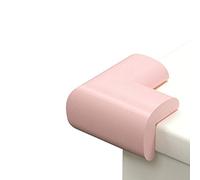 Protège-coins， Coussinet d'angle de Table en éponge Anti-collision, dispositif anti-adhésif élevé for bébé, paquet 8(Pink)