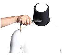 Protège-cou résistant aux coupures - Anti-coups de couteau et résistant aux coupures pour la sécurité d'autodéfense - Protection légère