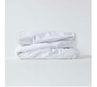 Protège Couette Imperméable - Blanc - 135 x 200 cm - Synthétique - Lavable en machine - Polyester