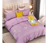 Protège Couette imperméable Coton Respirant avec - Lavable et réutilisable pour Les Adultes, Les bébés, Personnes âgées,Animaux Domestiques (Couleur Rose, 240 * 220cm)