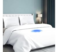 Protège Couette imperméable Coton Respirant avec Waterproof Duvet Cover Fermeture Éclair- Lavable et réutilisable pour Les Adultes, Les bébés, Personnes âgées,Animaux Domestiques (Blanc,200 * 200cm)
