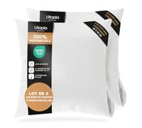 Protège-Coussins Imperméables À Fermeture Éclair 65 x 65 cm, Lot De 2