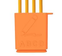 Protège-crayon | Étui de rangement de protection en silicone pour , artistes, maison, bureau, école, sac à livres, Orange, Refer to description, Unisexe