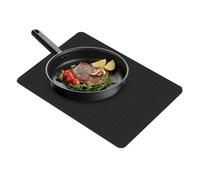 Protège-cuisinière | Protège Vitrocéramique En Verre Et Silicone | Tapis de séchage résistant à la chaleur pour brûleurs, ustensiles et s induction en céramique de