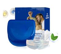 Protège-Dents Anti Ronflement - Protecteur Anti Ronflement et Apnée | Embout Buccal Réutilisable Aides Respiration | pour Femmes et Adultes Maison Dortoir Voyage Quotidien Nuit