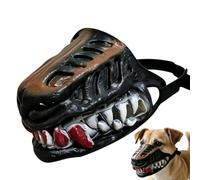 Protège-Dents Chien Costume Halloween Lattice Couvre-Visage Chiot | Muselière D'horreur Pour Chien, Pour Petites, Moyennes Et Grandes Races, Déguisement, Festival, Vacances, Fête De Noël