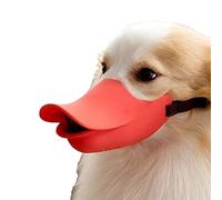 Protège-dents de canard pour chien - Muselière réglable anti-appel pour animaux de compagnie - Protège-dents en silicone pour éviter les aboiements, les morsures et la mastication