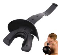 Protège-dents de football avec sangle pour appareils dentaires, double couche, protège-dents confortable pour le sport