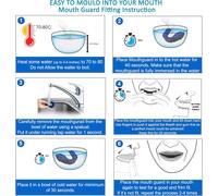 Protège-Dents Double Couche Protège-Dents Fin Pour Enfants Et Jeunes Avec Étui Pour École Sports Combat,Rugby Football Muay Thai Mma Boxe Arts Martiaux,Basket-Ball (Jnr-Noir/Bleu)