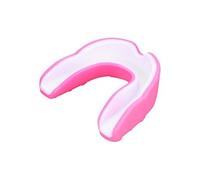 Accessoires de boxe GENERIQUE Protège-dents Durable EVA Adulte Dents Protecteur Dentaire Boxe Combat Accessoire Rose et Blanc