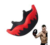 Protège Dents Gum Shield Boxe Rûgby - 6.5x5x2cm Protection Sport | EVA Alimentaire Bicolore | Absorption Chocs Sécurité | Entraînement Fitness Arts Martiaux