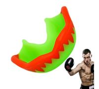 Protège Dents Gum Shield Boxe Rûgby - 6.5x5x2cm Protection Sport | EVA Alimentaire Bicolore | Absorption Chocs Sécurité | Entraînement Fitness Arts Martiaux
