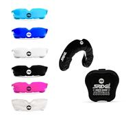 Protège-dents pour boxe, hommes, adultes, jeunes et juniors, moulables Rughby Sports Slim Fit bouillir et mordre avec boîte MMA, hockey, basket-ball, Muay Thai, football (junior de moins de 11 ans,