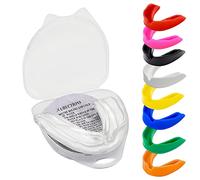 Protège-dents professionnel flexible pour sports de contact, rugby, arts martiaux, karaté, rugby, MMA, boxe, hockey, football, pour jeunes et adultes (transparent)