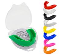 Protège-dents professionnel flexible pour sports de contact, rugby, arts martiaux, karaté, rugby, MMA, boxe, hockey, football, pour jeunes et adultes (vert)