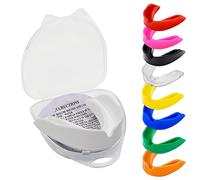 Protège-dents professionnel flexible pour sports de contact, rugby, arts martiaux, karaté, rugby, MMA, boxe, hockey, football, pour jeunes et adultes (blanc)