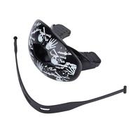 Protège-dents sportif, protège-dents pour jeunes, 4 couleurs, protège-dents en TPR de qualité alimentaire pour le football, le basket-ball, la boxe, le rugby et le hockey (En forme