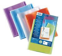 Protege Document Transparent Personnalisable 120v Bleu