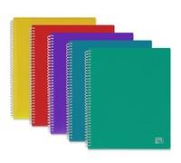 Protège-documents à spirale Elba School Life A4 80 vues PP Modèle aléatoire Multicolore G