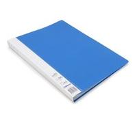 Waytex Protège-documents 931336B A4 160 vues Premium polypropylène opaque 80 pochettes Bleu