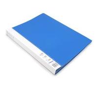 Waytex 931332B Protège Documents A4 60 vues Premium en Polypropylène Opaque Identifiable - 30 Pochettes transparentes - Bleu