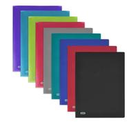 Elba Protège-documents Osmose A4 – 60 pochettes – PP (polypropylène) – assorti noir