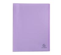 Protège-documents A4 EXACOMPTA Chromaline Pastel 80 vues - 40 pochettes Mauve