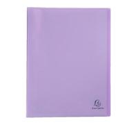 Exacompta Protège-documents A4 Chromaline Pastel – 80 vues/40 pochettes Mauve