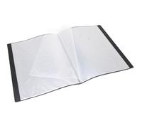 Waytex Protège-documents A4 931410 – 60 vues (30 pochettes) Couverture polypro Noir