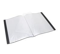 WAYTEX 931420 Protège Documents A4 80 Vues 40 Pochettes Couverture Polypro Noir