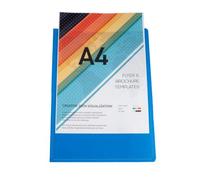 Protège-documents en polypropylène semi rigide Kreacover® Opaque 40 vues - A4 - Couleurs assorties