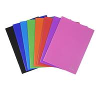 Protège-documents - EXACOMPTA - 8880E - Lot 8 - PP 5/10e semi-rigide - 160 vues A4 - Assortis