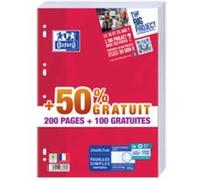 OXFORD Protège-Documents Memphis A4 200 vues / 100 pochettes Couverture Polypro Noir