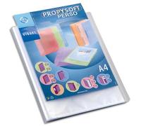 Protège-documents personnalisable 40 vues, 20 pochettes PROPYSOFT incolore