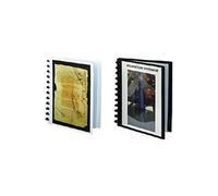 Viquel Maxi Reliure Protège document GEODE en plastique personnalisable 60 Vues - 30 pochettes amovibles en polypropylène Blanc