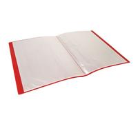 Protège Documents Rouge Prémium 120 Vues 60 Pochettes