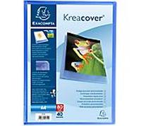 Protège-Documents Soudé Exacompta Krea Cover A4 Bleu