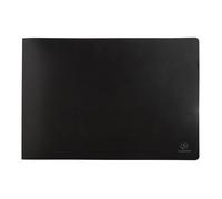 Exacompta - Réf. 86530E - Carton de 5 Protège-documents OPAK - 20 pochettes cristal lisse - 40 vues - pour format A3 - dimensions 32 x 48 cm - couverture en polypro semi-rigide - couleur noir