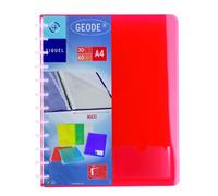 Protège-documents Viquel Géode polypropylène translucide A4 30 pochettes - 60 vues couleurs assorties