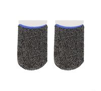 Protège-doigt de jeu avec matériau en fibre d'argent résistant à la transpiration pour une meilleure prise en main et un contrôle précis sur les manettes de jeu, design anti-rayures et portable