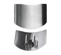 Protège-doigts en acier inoxydable - Outil de sécurité de coupe, pour les mains de cuisine | Accessoire de doigts en métal, aide à la de la préparation