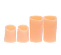 Protège-doigts en Silicone 2 Paires Anti-frottement pour Écriture | Khaki, Usage Bureau et Étude, Design Minimaliste, Protection L’usure Blessures