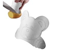 Protège-doigts pour couper, protège-doigts de cuisine | Protection pour trancheuse alimentaire en acier inoxydable,Bouclier de coupe de doigt réglable, défense des doigts de cuisine avec motif pour ha